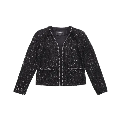 CHANEL Jacket Women's Spring Outerwear Black