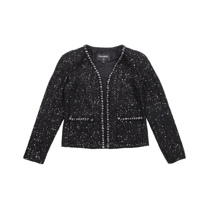 CHANEL Jacket Women's Spring Outerwear Black-0