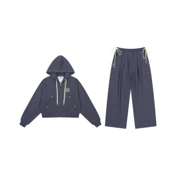 MostwantedLab Sweatshirt Set Unisex Dark Blue