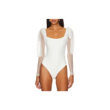 FREE PEOPLE Bodysuits Women's White