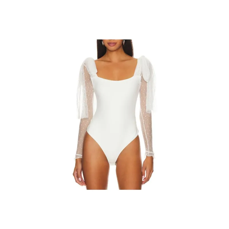 FREE PEOPLE Bodysuits Women's White-0