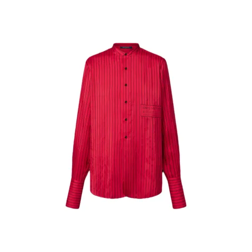 LOUIS VUITTON Collarless Neverfull Stripes Shirt