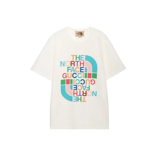 GUCCI X The North Face Cotton T shirt White/Multicolor