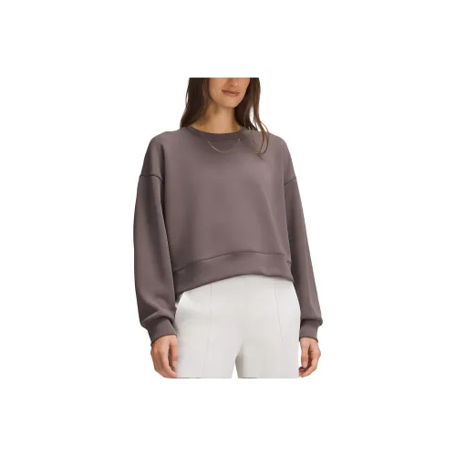Lululemon SoftstremePerfectly Oversized Cropped Crew Sweatshirt Women's Espresso