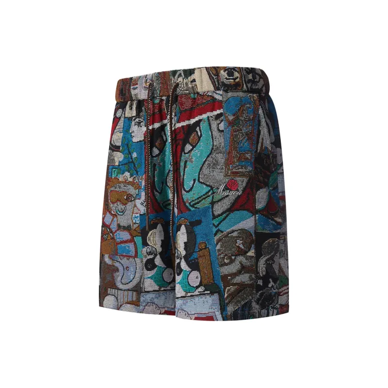 MESUCA Casual Shorts Unisex Roman Brown-0