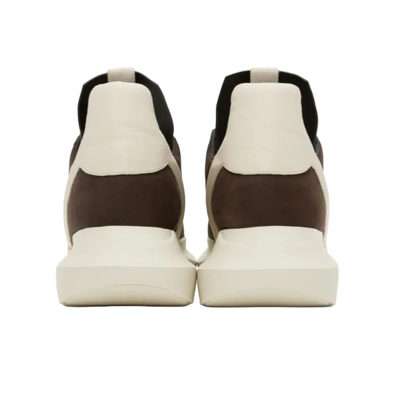 RICK OWENS/RO Low Top Casual Shoes Women's Dark Coffee-3