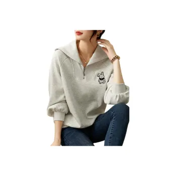 SENTUBILA Sweatshirt Women's Floral Apricot