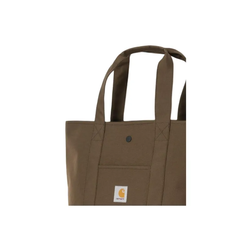 Carhartt WIP Recycled Polyester Tote Bag, Shopping Bag, Handbag Men's Umber-3