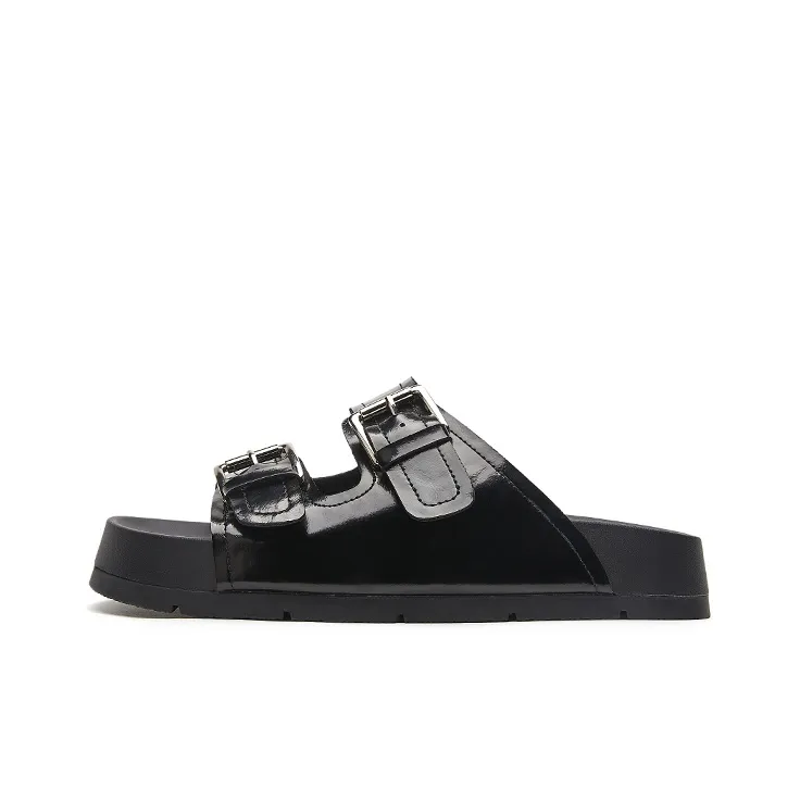 15 MINS Rubber Sole Quiet Slide Slippers Women's-0