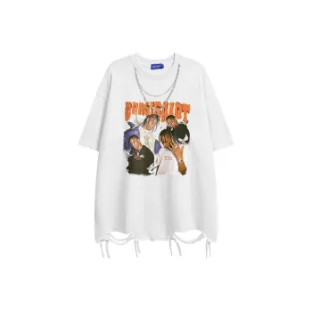 Korean Style Drop Shoulder Sleeve T Shirt Women's