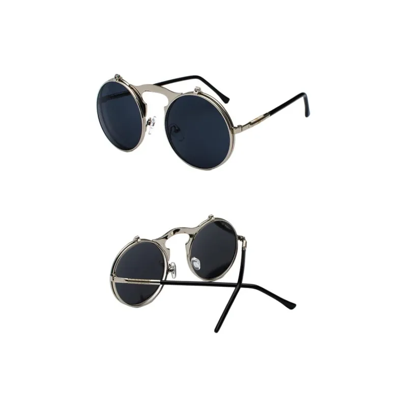JEANSWEST Round Sunglasses Unisex-2