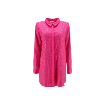 Self portrait Embellished Buttoned Shirt