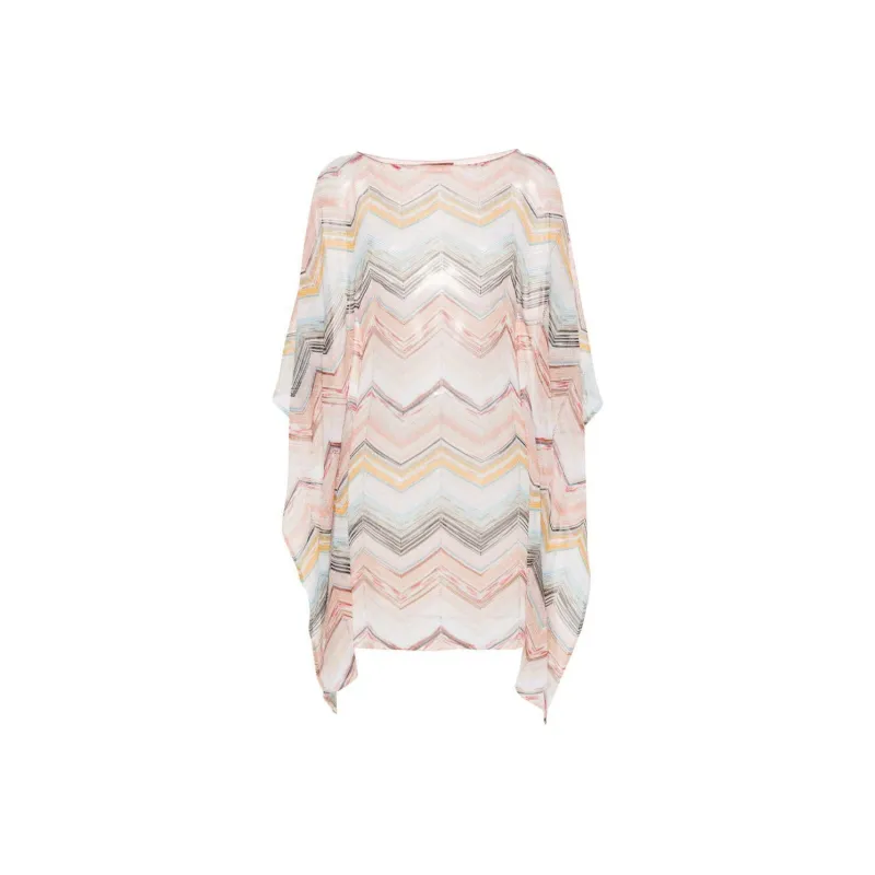 MISSONI Zigzag Short Cover Up Kaftan-0