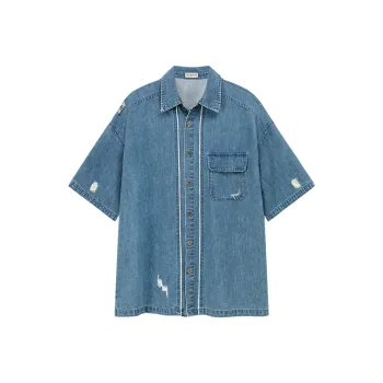 NO ONE ELSE Shirts Women's Denim Blue