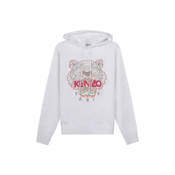 KENZO Tiger Hooded Sweatshirt 'White'
