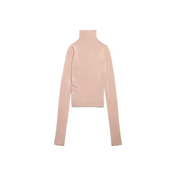 Balenciaga T-Shirt Slim Fit Women's Light Brown