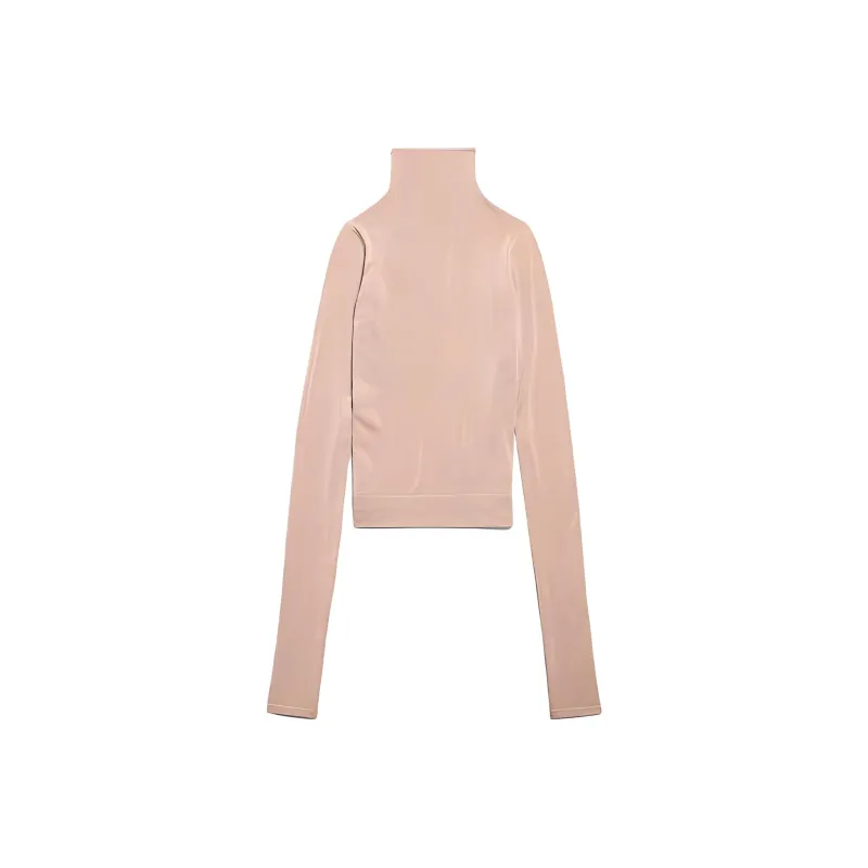Balenciaga T-Shirt Slim Fit Women's Light Brown-0
