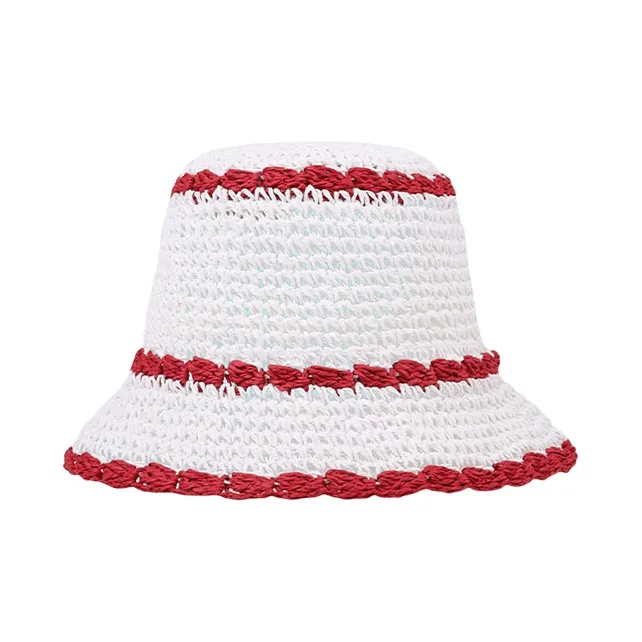 JW 100% Straw Sun Protection Hats Women's-20