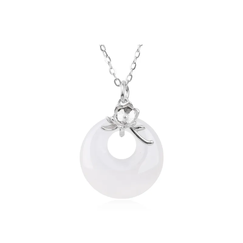 CHINA GOLD Agate Necklaces Women's-0