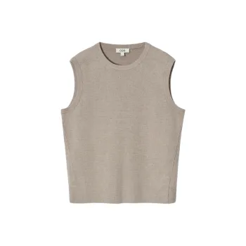 COS Tank Tops Men Mole Gray