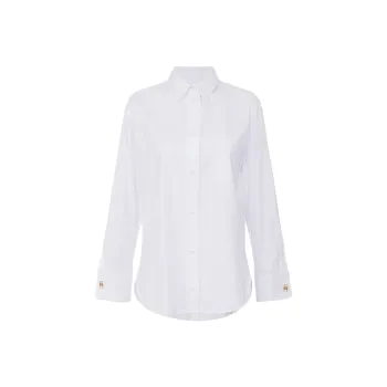 Elisabetta Franchi Striped Jacquard Poplin Shirt
