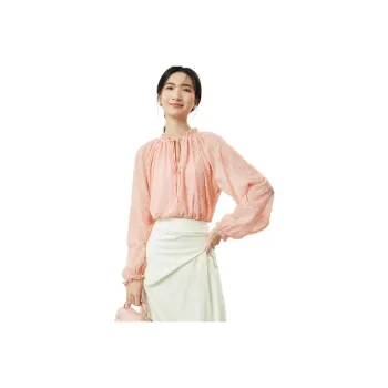 SENTUBILA Chiffon Shirt Women's