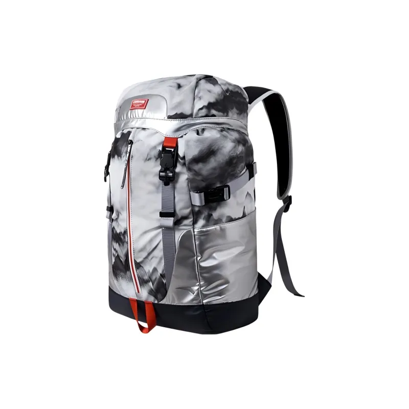 Anta Polyester Laptop Bag Backpack Regular Unisex Black/White-1