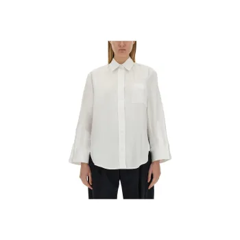 Victoria Beckham Curved Hem Oversize Shirt