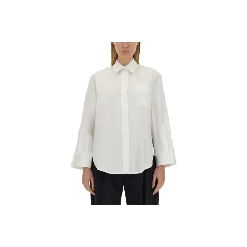 Victoria Beckham Curved Hem Oversize Shirt