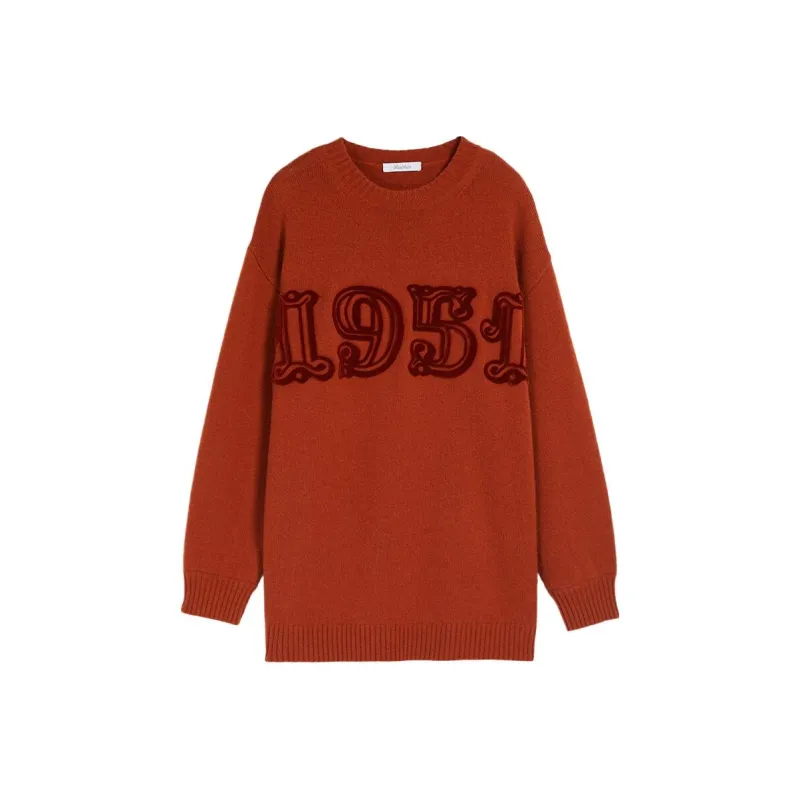 MaxMara SS23 Chinese New Year Cashmere Sweaters Women's Red-0