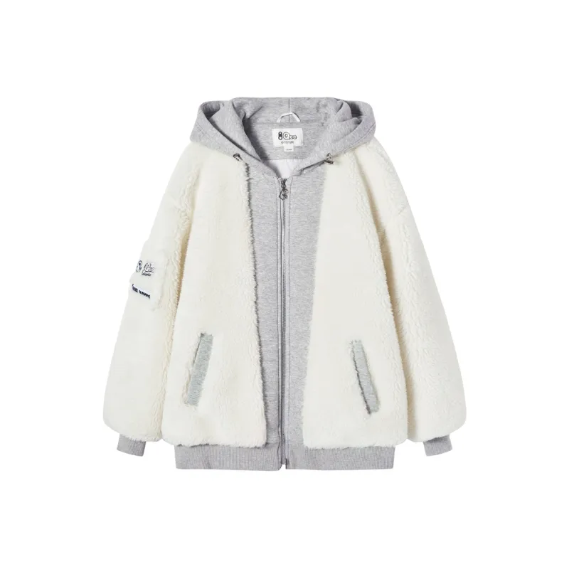 SEENFAAN Jackets Unisex Gray White-0
