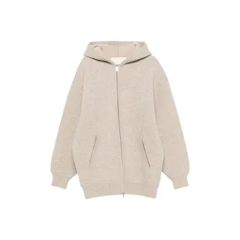 ISABEL MARANT Lanny Zipped Knitted Hoodie