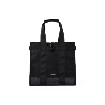 COMBACK Polyamide Tote Bag, Shopping Bag, Handbag Regular Unisex Black