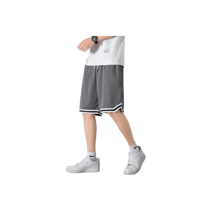 THREEAGAINTHR33 Basketball Shorts Unisex-14