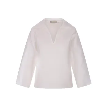 TORY BURCH V Neck Long Sleeved Blouse