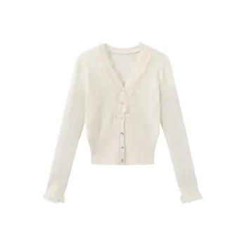 Fish Rabbits Knitwear Women's Cream Apricot