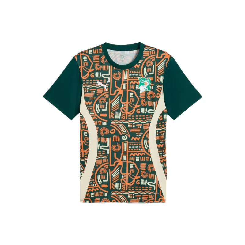 PUMA Ivory Coast 2025 Men's Pre Match Soccer Jersey-0