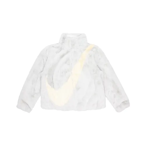 nike online Women'ss Oversized Swoosh Logo Jacket Asia Sizing Photon Dust