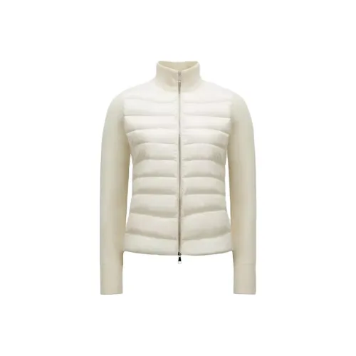 Moncler Padded Corduroy Series Down Jackets Women's White