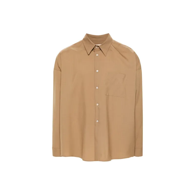 MARNI Buttoned Virgin Wool Shirt-0