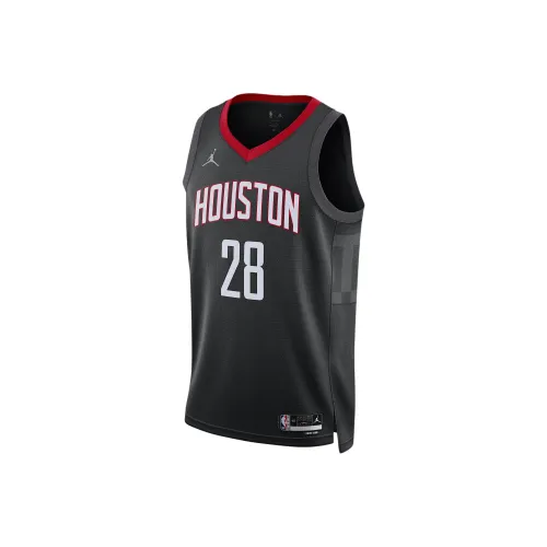 Jordan x NBA Houston Rockets Swingman Statement Edition Dri FIT Basketball Jerseys Men's Black/Coal Black