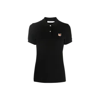 Maison Kitsune Polo Shirts Women's Black