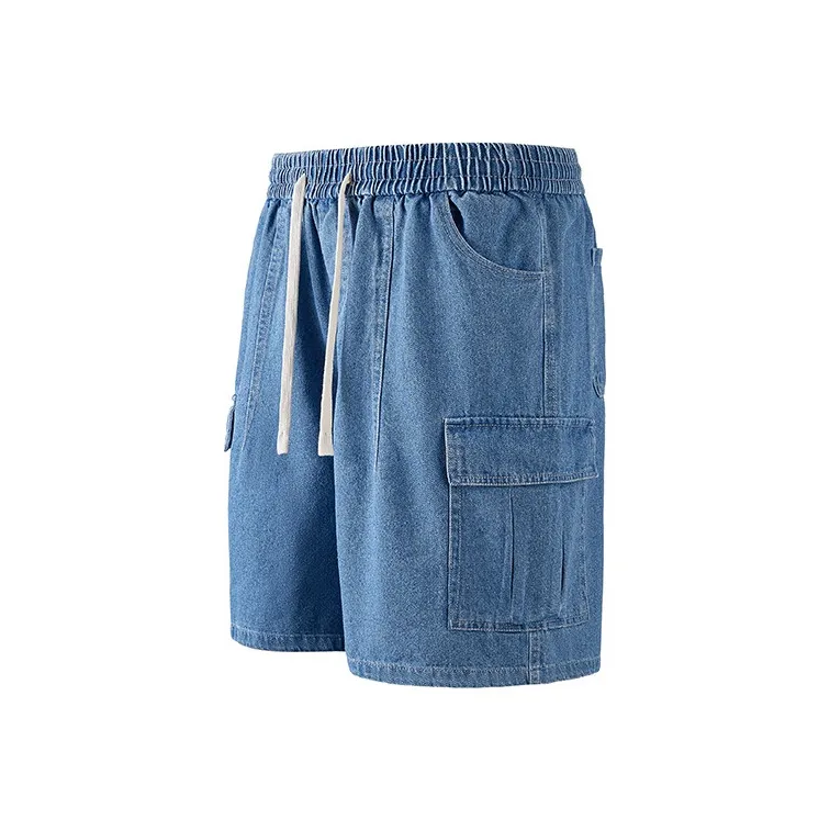 MXDT Denim Shorts Unisex Blue-5