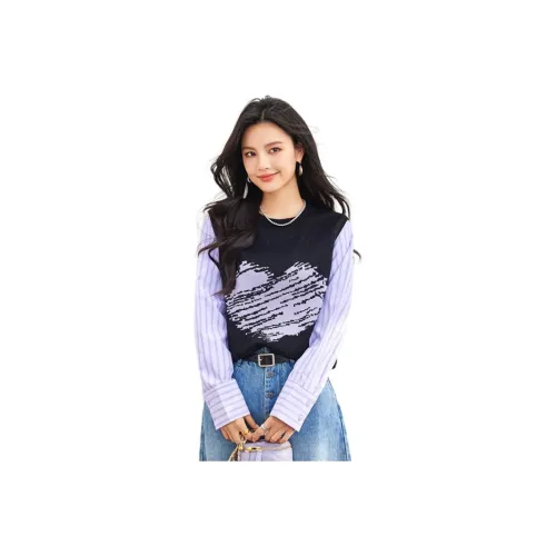 La Chapelle Knitwear Women's Purple