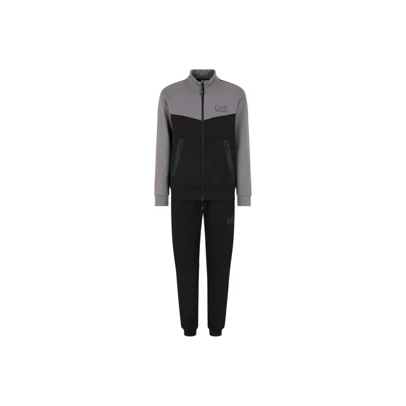 EMPORIO ARMANI Logo Printed Zipped Tracksuit Set-0