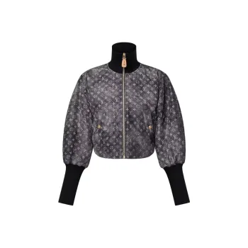 LOUIS VUITTON Monogram Cloud Bomber Jacket