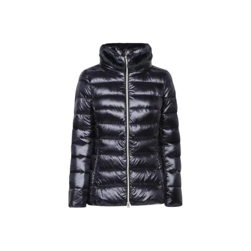 HERNO High Neck Belted Puffer Jacket-0