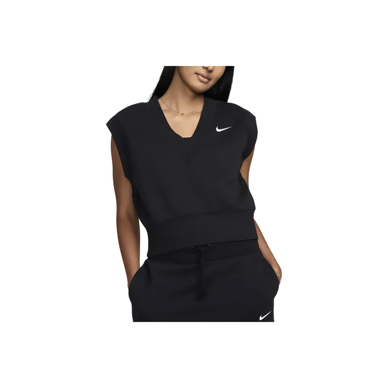 Nike Sportswear Phoenix Fleece T Shirt Women's Black-0
