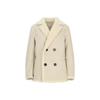 Bottega Veneta Jackets Coats Women's Ecru