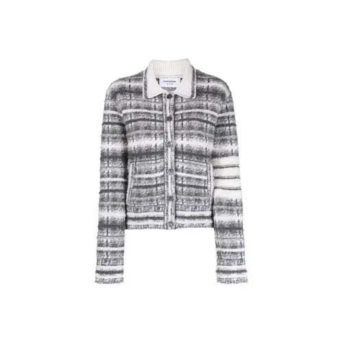 THOM BROWNE Collared Button-Up Jacket